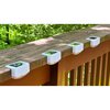 Maxsa Innovations Solar-Powered LED Deck Lights - White 47331-WH